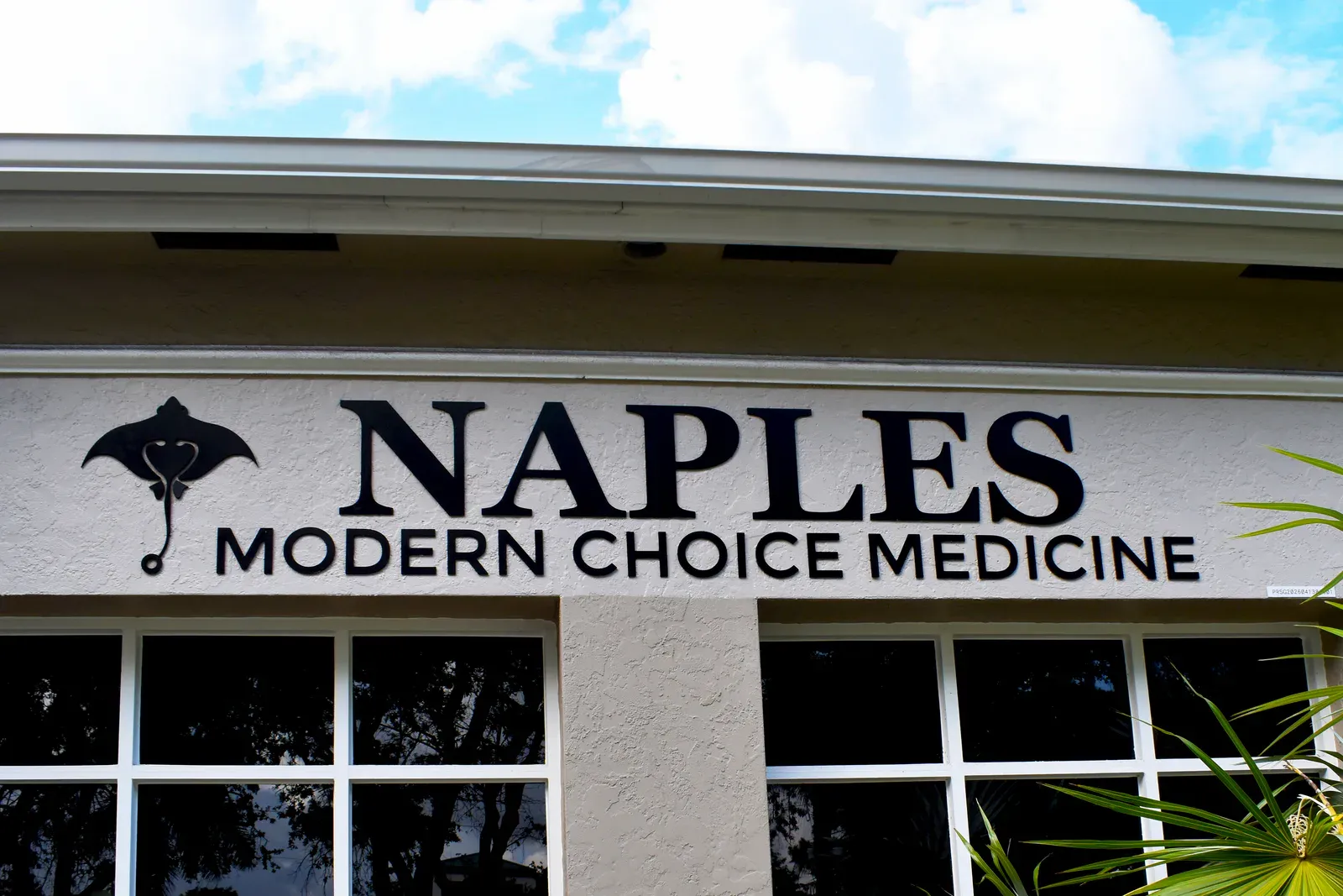 Naples Modern Choice Medicine sign on the office building